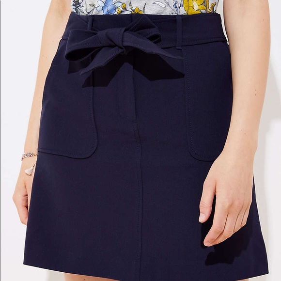 LOFT Dresses & Skirts - LOFT ✨NWTs✨Tie Waist Pocket Skirt Size 4